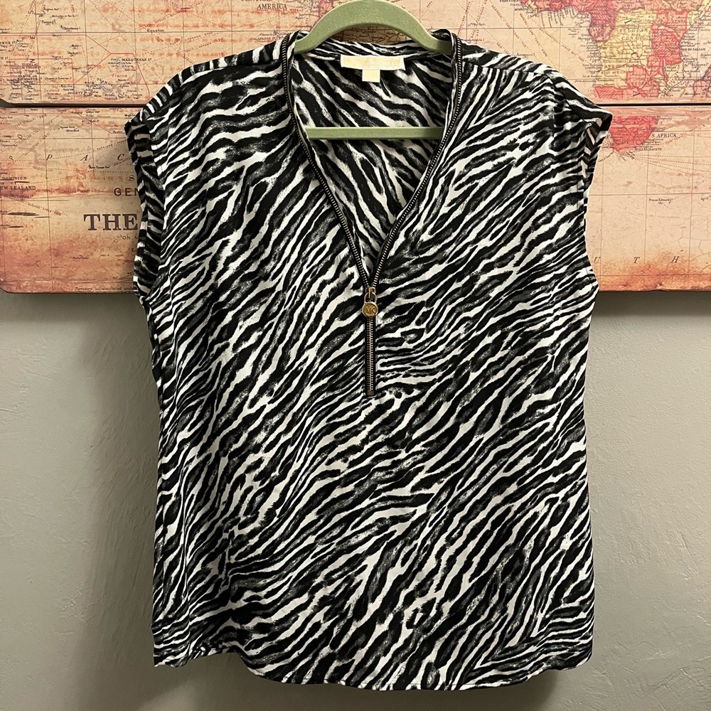 Michael Kors Zebra Blouse